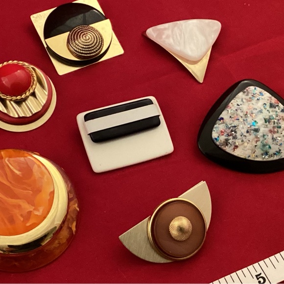 Retro look brooches lot - Picture 4 of 5